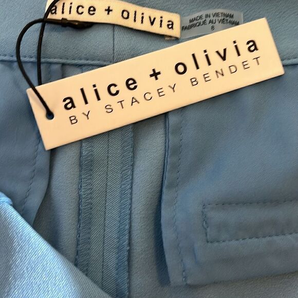 Alice + Olivia Gary pleated shorts NWT Size 8 $276 - Picture 8 of 8